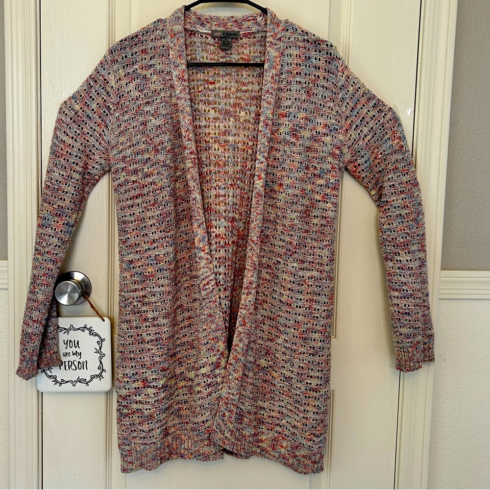Love X Design, medium, rainbow colors sweater